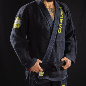 Kimono JJB Daruma Green Store | 100% Hemp | Noir