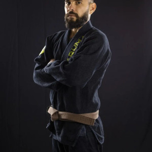 Kimono JJB Daruma Green Store | 100% Hemp | Noir