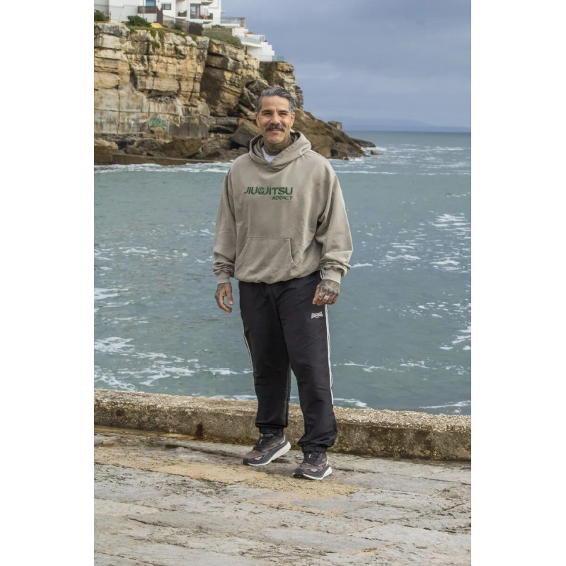 Hoodie JJB Coton Bio Daruma | Jiu Jitsu Addict | Beige