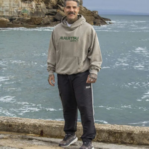 Hoodie JJB Coton Bio Daruma | Jiu Jitsu Addict | Beige