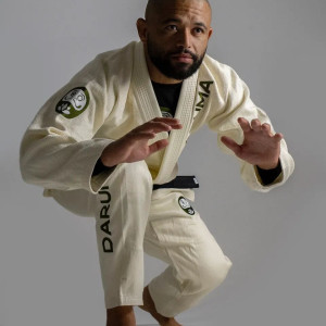 Kimono JJB Daruma Green Store | 100% Hemp | Blanc Naturel