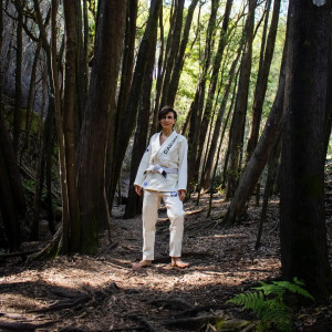 Kimono JJB Daruma Green Store | 100% Hemp | Blanc Naturel