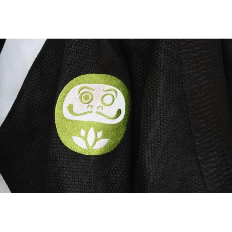 Kimono JJB Daruma Green Store | 100% Hemp | Noir