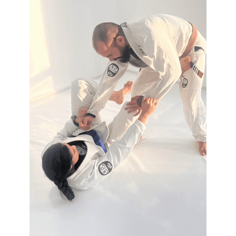 Kimono JJB Daruma Green Store | 100% Hemp | Blanc Naturel