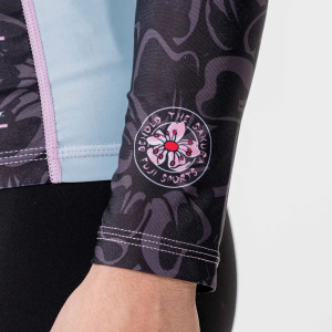 Rashguard - Fuji - Noir/Rose - Blossom