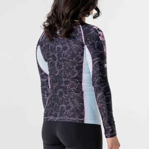Rashguard - Fuji - Noir/Rose - Blossom