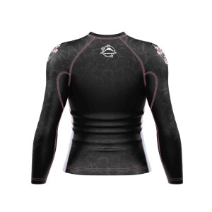 Rashguard - Fuji - Noir/Rose - Blossom