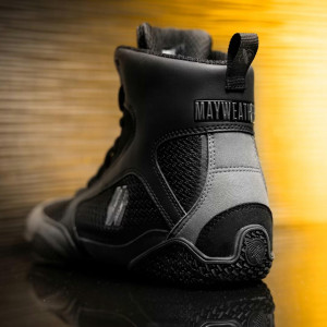 Chaussures de Boxe Hayabusa | Noir/Gris | Mayweather Champ