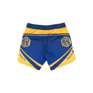 Short de Combat - Fightshort Aesthetic - Marine et Jaune Doré - Polaris
