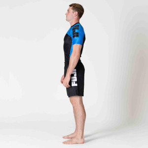 Rashguard Fuji Sports | Bleu | Competition Ranked | IBJJF