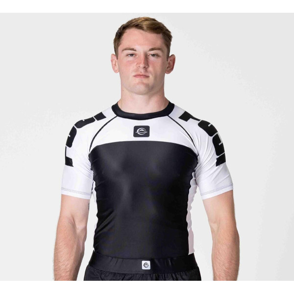 Rashguard Fuji Sports | Blanc | Competition Ranked | IBJJF