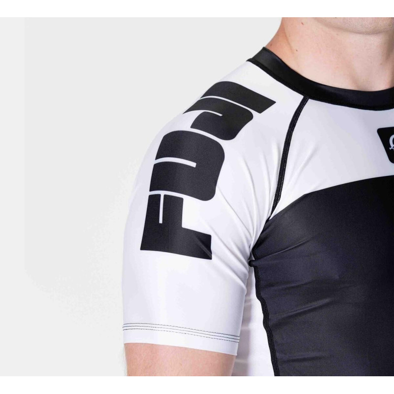Rashguard Fuji Sports | Blanc | Competition Ranked | IBJJF