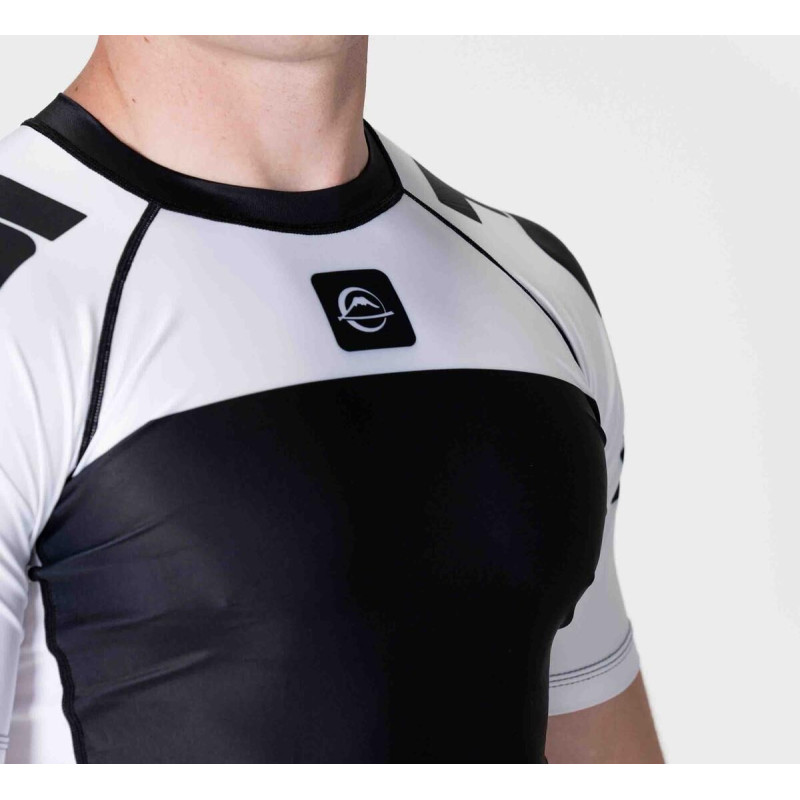 Rashguard Fuji Sports | Blanc | Competition Ranked | IBJJF