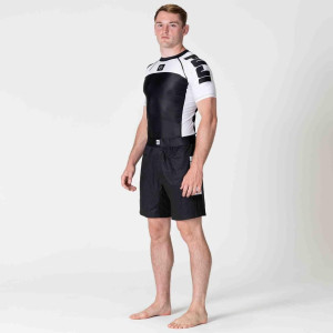 Rashguard Fuji Sports | Blanc | Competition Ranked | IBJJF