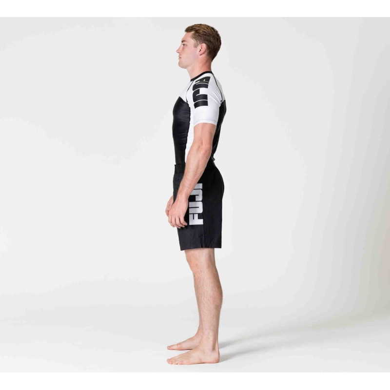 Rashguard Fuji Sports | Blanc | Competition Ranked | IBJJF