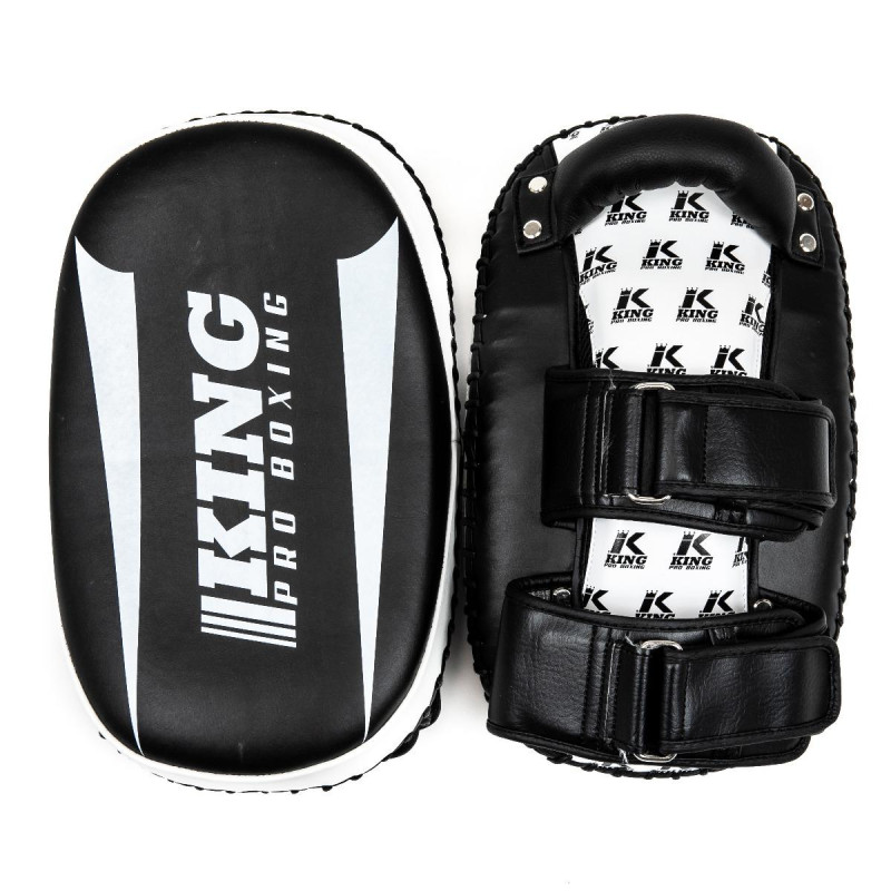 Pattes d'Ours King Pro Boxing | Noir/Blanc | KPB THAI PADS
