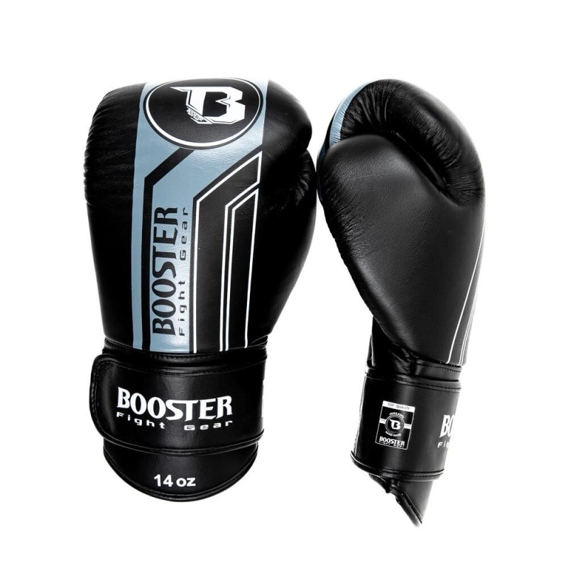 Gants de Boxe Booster V9 | Noir/Gris