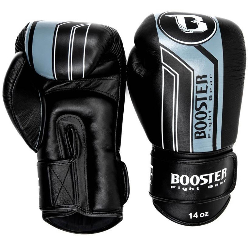 Gants de Boxe Booster V9 | Noir/Gris