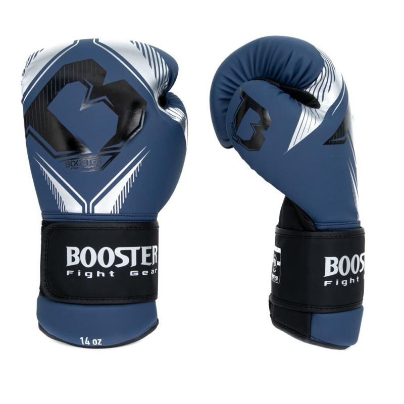 Gants de Boxe Booster Bangkok Series | Bleu/Blanc