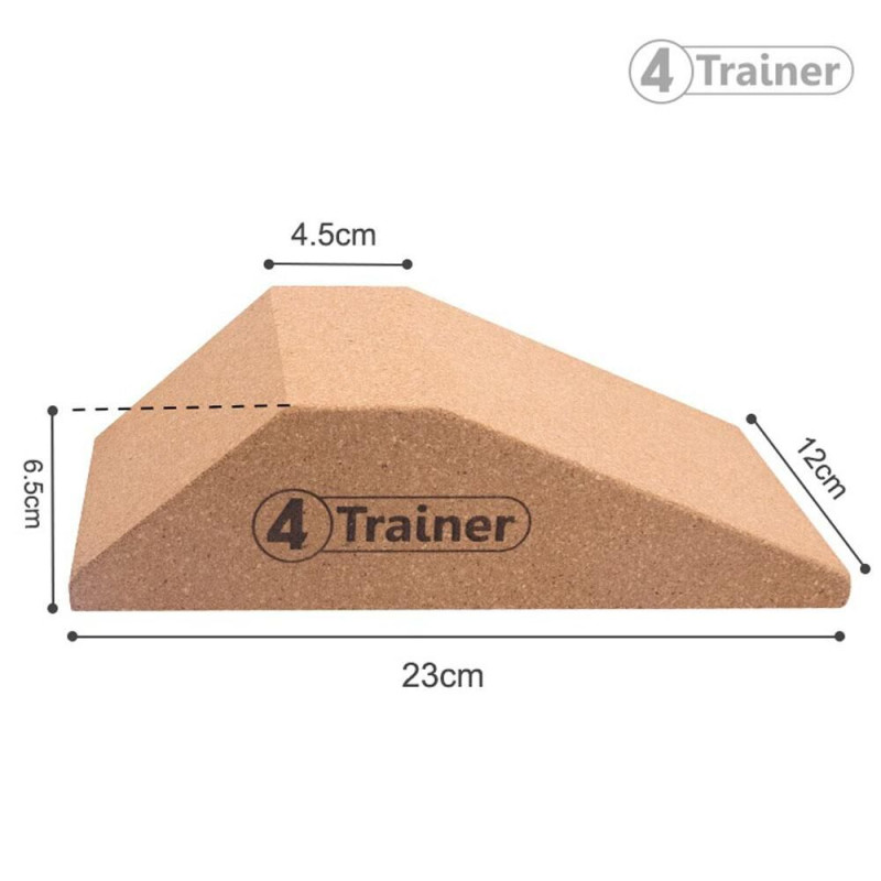 Bloc Squat en Liège | Paire, 2 Inclinaisons | 4Trainer