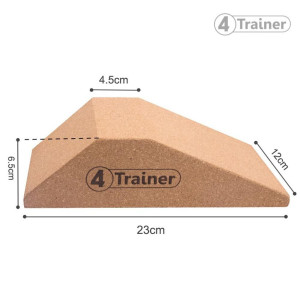 Bloc Squat en Liège | Paire, 2 Inclinaisons | 4Trainer