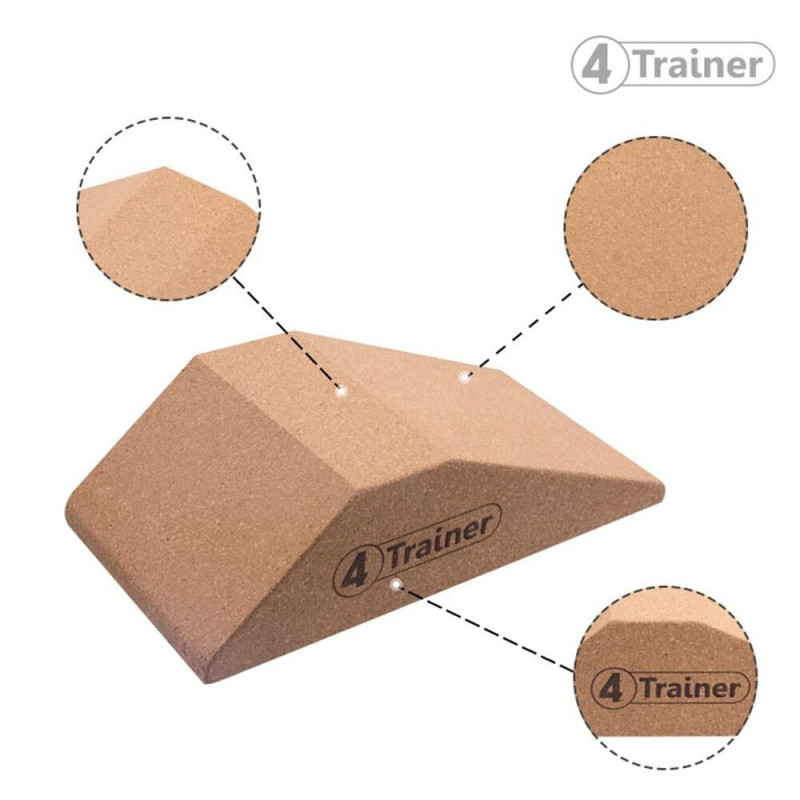Bloc Squat en Liège | Paire, 2 Inclinaisons | 4Trainer
