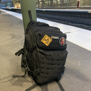Sac à dos tactique 45L | Noir | 4Trainer