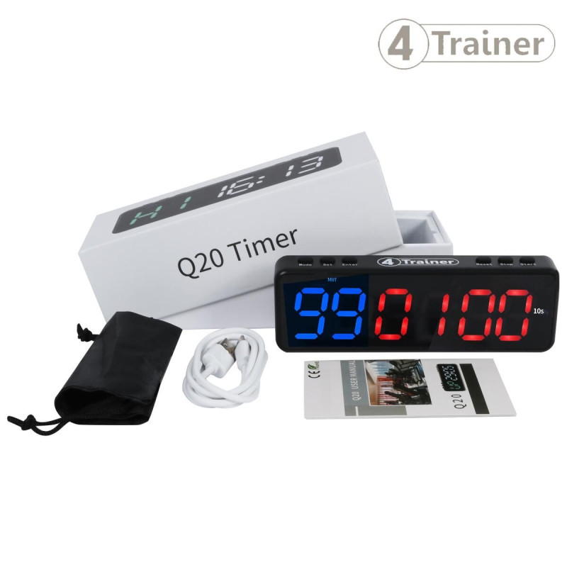 Timer d'Entraînement Mini Gym | Bluetooth LED | 4Trainer
