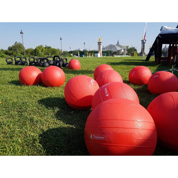 Slamball Medicine Ball 9 kg | Anti-crevaison | 4Trainer