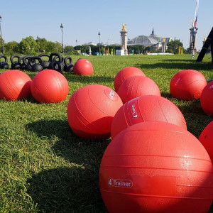 Slamball Medicine Ball 9 kg | Anti-crevaison | 4Trainer