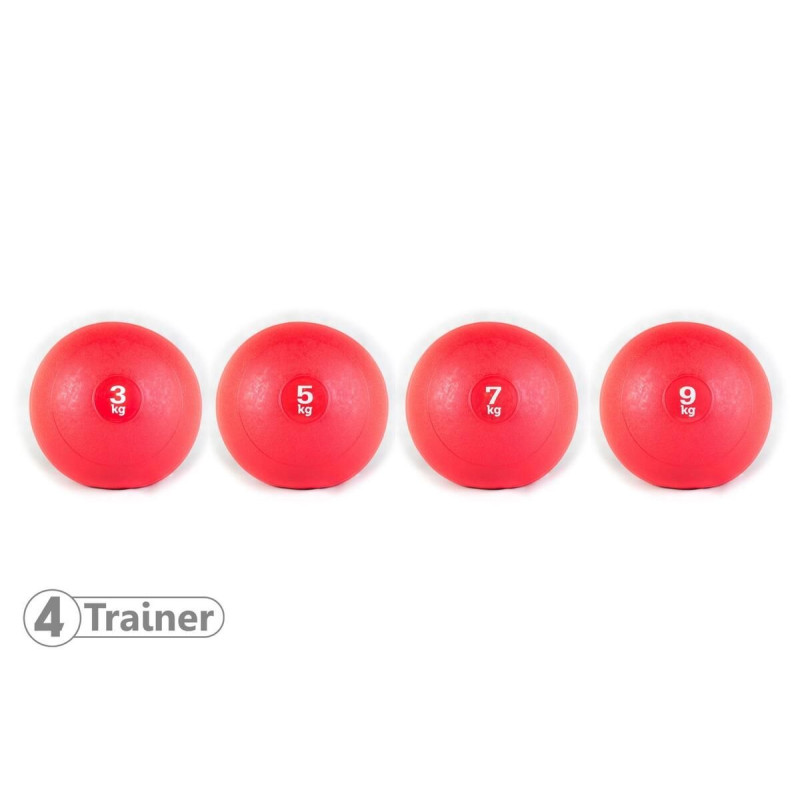 Slamball Medicine Ball 9 kg | Anti-crevaison | 4Trainer