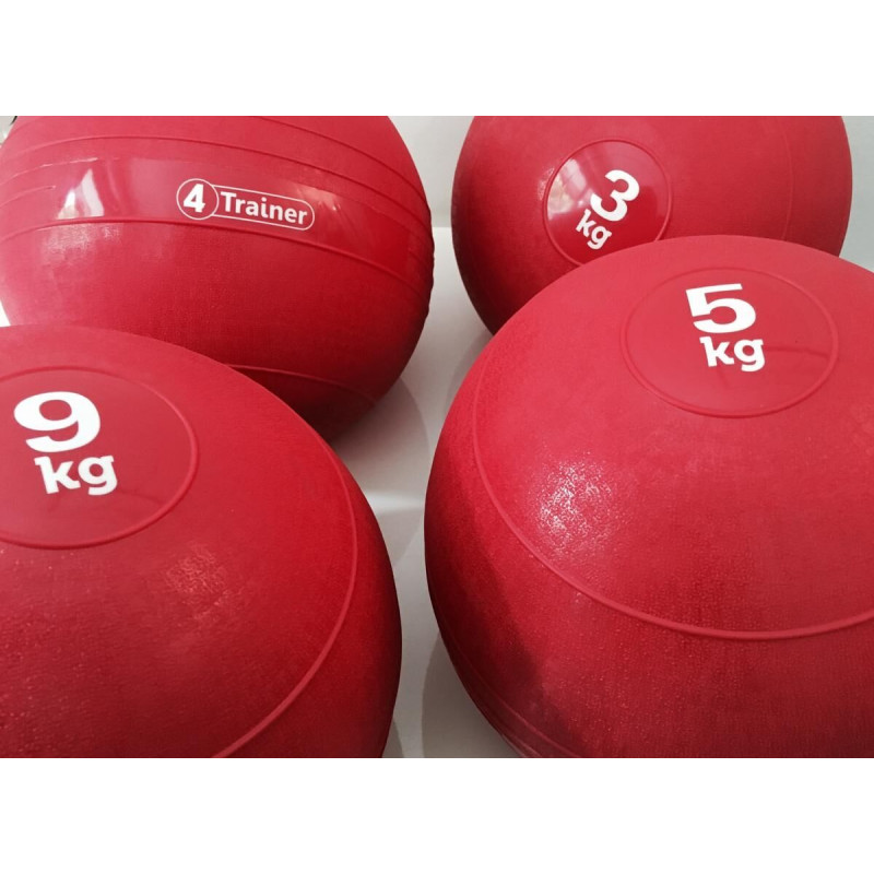 Slamball Medicine Ball 9 kg | Anti-crevaison | 4Trainer