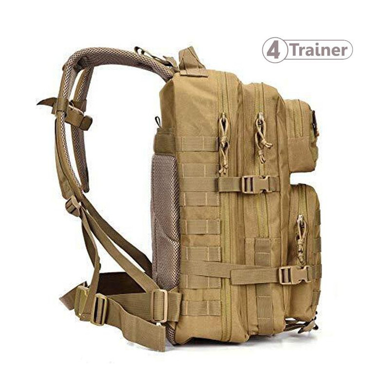 Sac à dos Tactique 45L | Kaki, Nylon 600D | 4Trainer