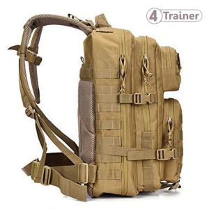 Sac à dos Tactique 45L | Kaki, Nylon 600D | 4Trainer