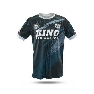 T-shirt King Pro Boxing | KPB Storm | Noir/Pétrole/Blanc