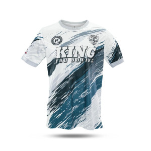 T-Shirt King Pro Boxing | KPB Storm | Blanc/Noir/Pétrole