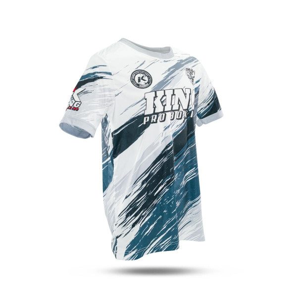 T-Shirt King Pro Boxing | KPB Storm | Blanc/Noir/Pétrole