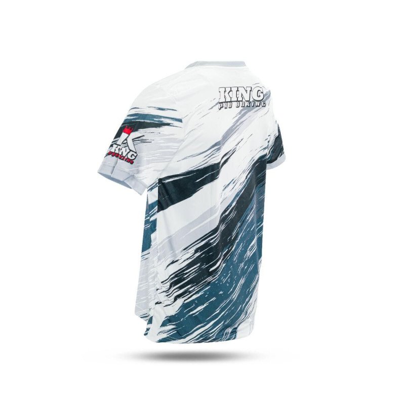 T-Shirt King Pro Boxing | KPB Storm | Blanc/Noir/Pétrole