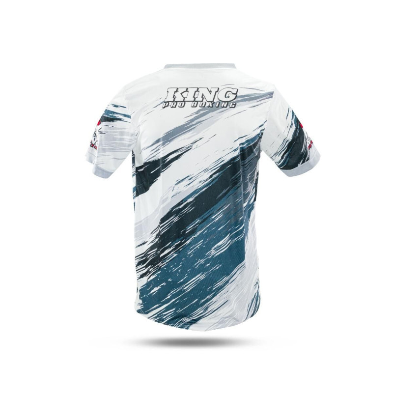 T-Shirt King Pro Boxing | KPB Storm | Blanc/Noir/Pétrole