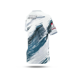 T-Shirt King Pro Boxing | KPB Storm | Blanc/Noir/Pétrole