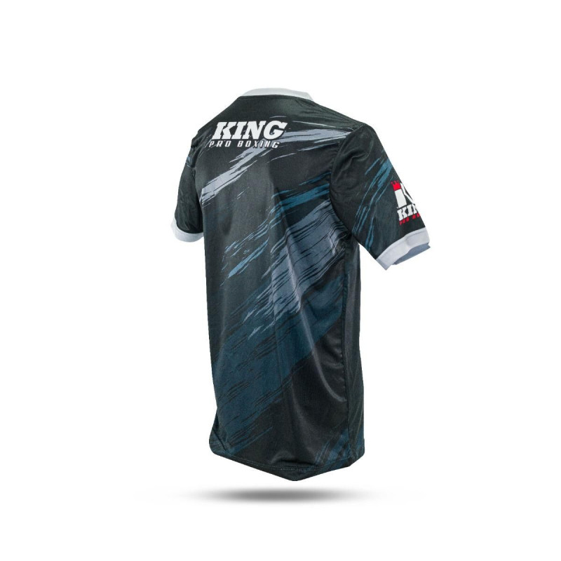 T-shirt King Pro Boxing | KPB Storm | Noir/Pétrole/Blanc