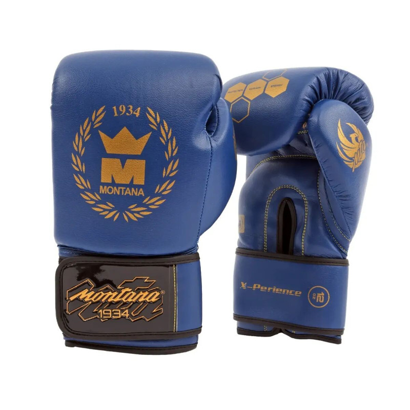 Gants de Boxe Montana | Bleu | X-PERIENCE NewCode