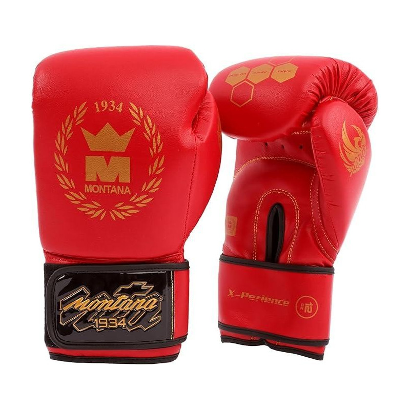 Gants de Boxe Montana | Rouge | X-BOXING NewCode red