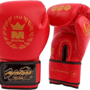 Gants de Boxe Montana | Rouge | X-BOXING NewCode red