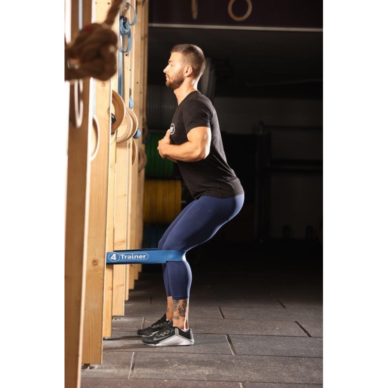 Bande Élastique 4TRAINER | Bleu | Powerband Très Fort XL