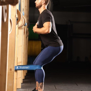 Bande Élastique 4TRAINER | Bleu | Powerband Très Fort XL