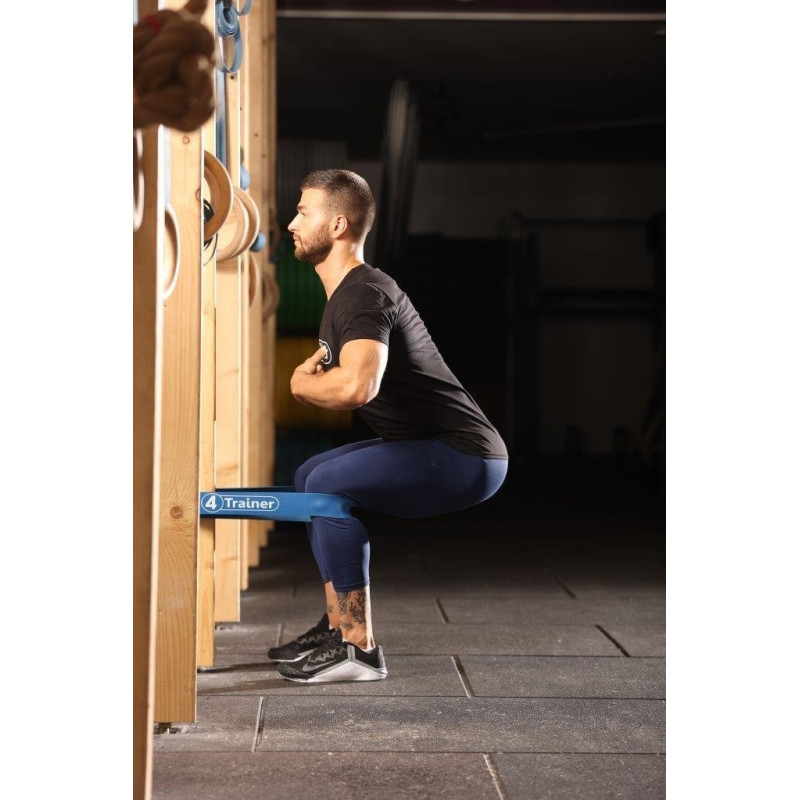 Bande Élastique 4TRAINER | Bleu | Powerband Très Fort XL