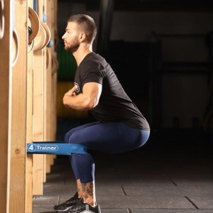 Bande Élastique 4TRAINER | Bleu | Powerband Très Fort XL
