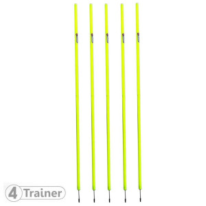 Piquets de Slalom 4TRAINER | Jaune | Lot de 5 - 180cm