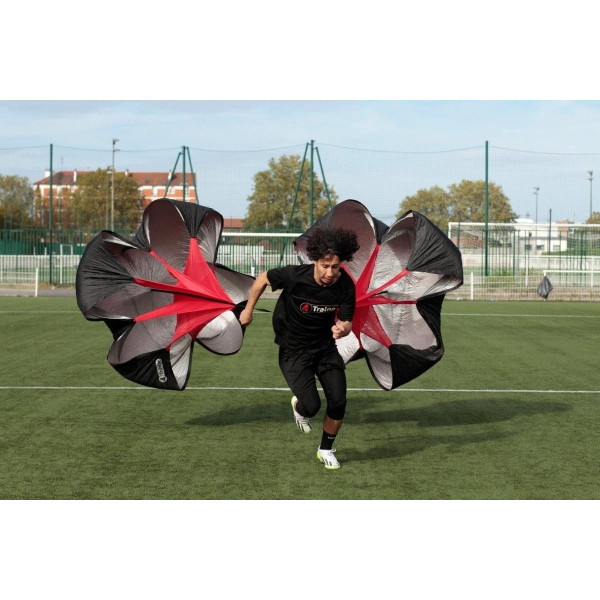 Parachute de Vitesse 4TRAINER XL | Entraînement Résistance Sprint